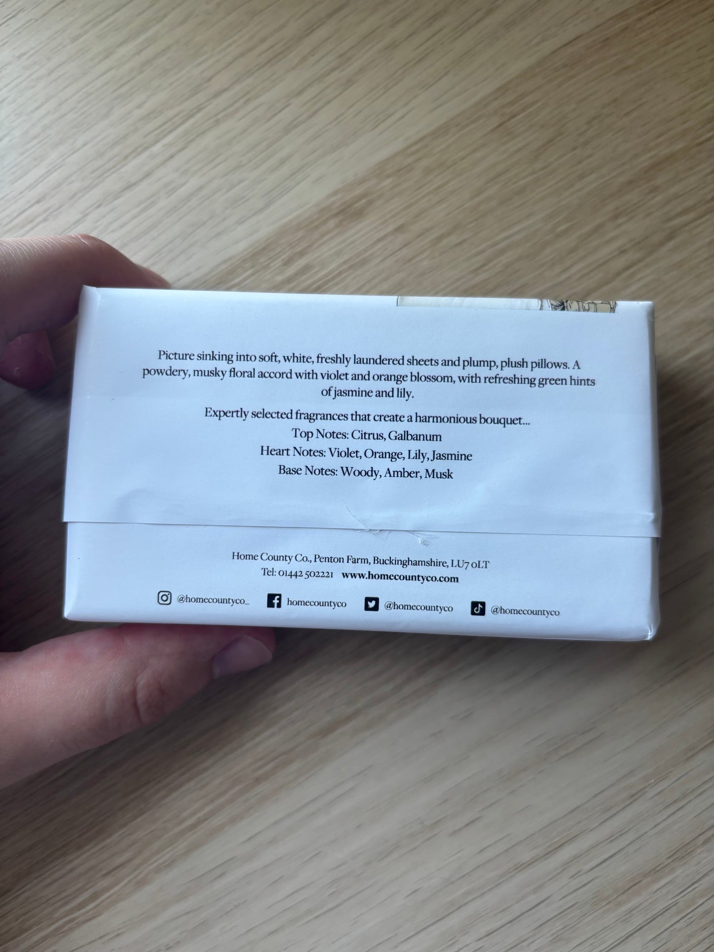 Fresh Linen Soap - The Cotswolds
