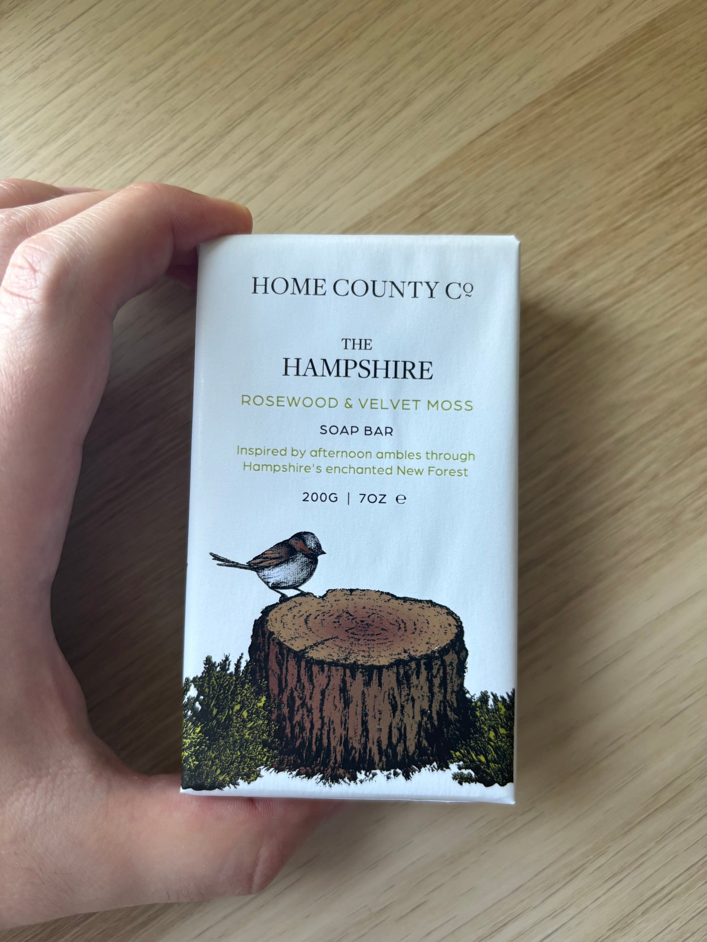 Rosewood & Velvet Moss Soap - The Hampshire
