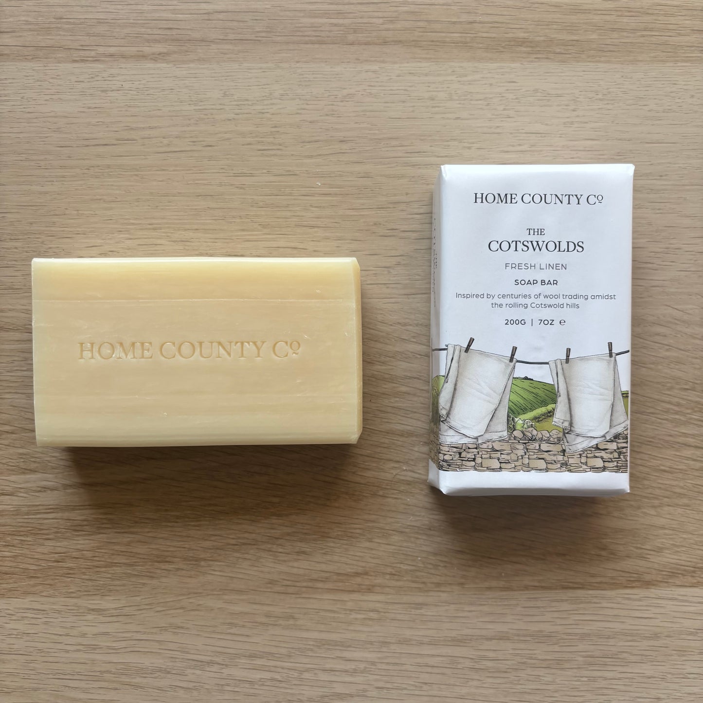 Fresh Linen Soap - The Cotswolds